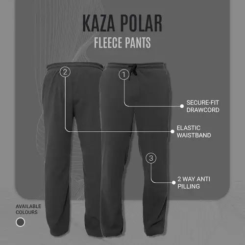 Gokyo Unisex Kaza Polar Fleece Thermal Indoor Pants - Cargos and Pants