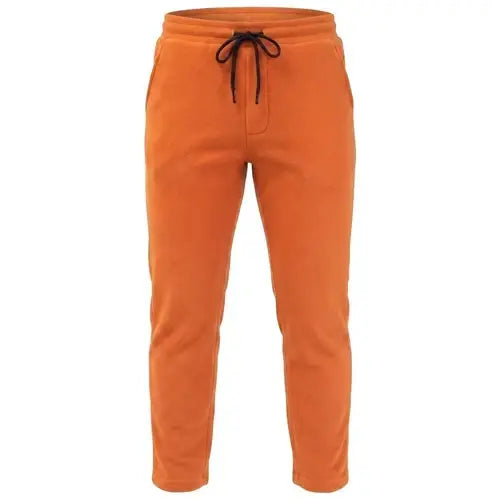 Gokyo Unisex Kaza Polar Fleece Thermal Indoor Pants - Orange / S - Cargos and Pants