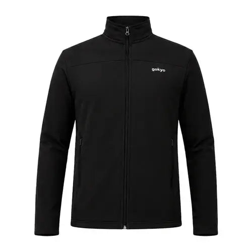Gokyo Unisex Kaza Soft Shell Insulated Fleece Jacket - Black / S - Fleece Jacket