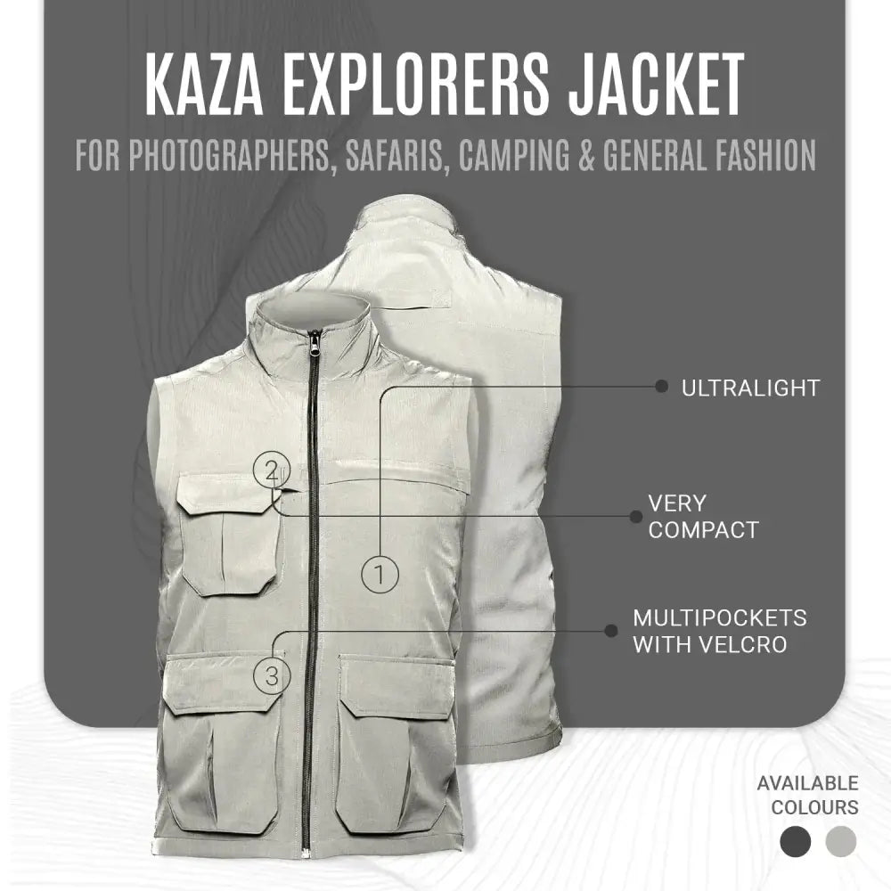Gokyo Unisex Kaza Ultralight Multi-Pocket Explorer Jacket