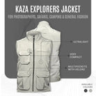 Gokyo Unisex Kaza Ultralight Multi-Pocket Explorer Jacket
