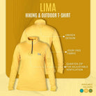Gokyo Unisex Lima Ultralight Hiking & Outdoor Dry Fit T-Shirt - T-shirt