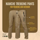 Gokyo Unisex Namche 4-Way Stretch Trekking Pants - Cargos and Pants