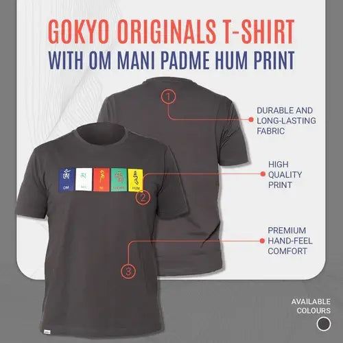 Gokyo Unisex Originals T-Shirt – Om Mani Padme Hum - T-shirt