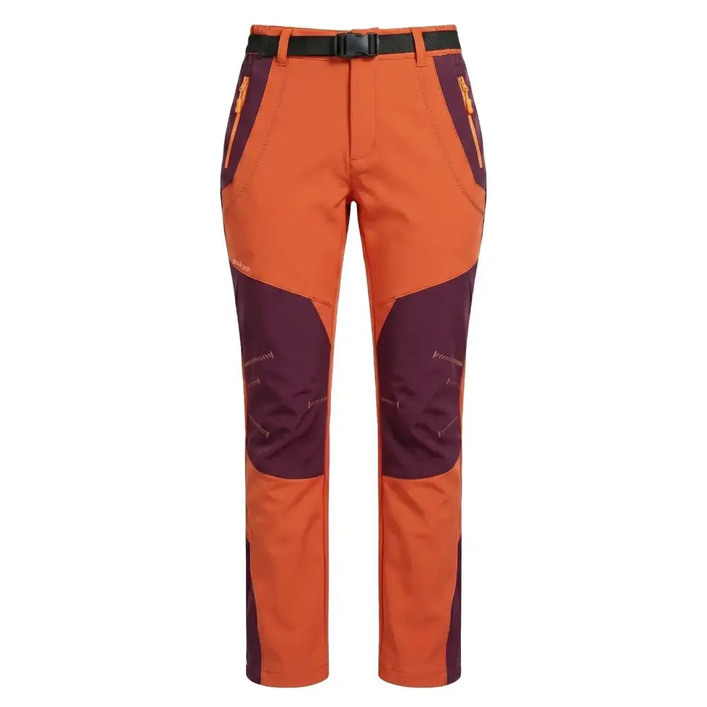 Gokyo Women’s K2 Insulated Trekking & Outdoor Pants - Orange / 28 - Insulated Pants
