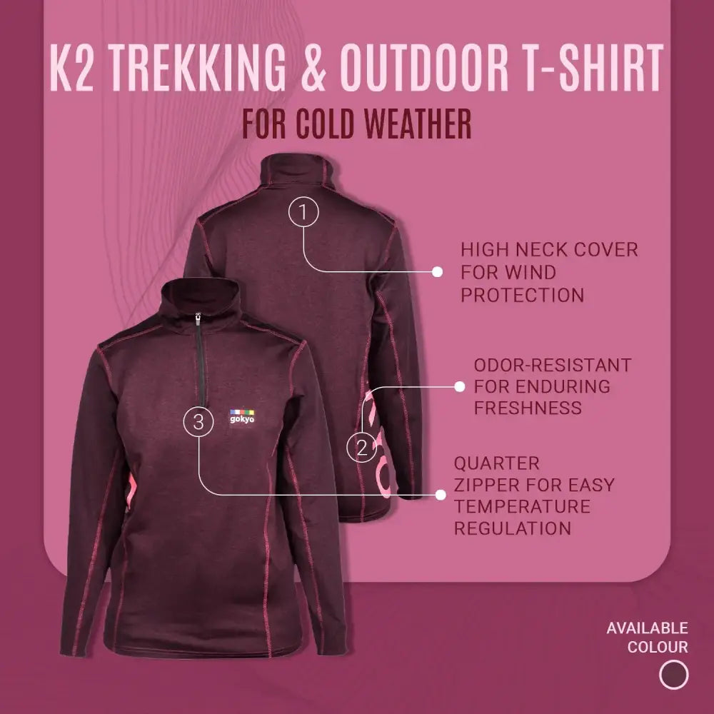 Gokyo Women’s K2 Trekking & Outdoor Tshirt - T-shirt