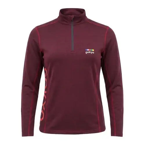 Gokyo Women’s K2 Trekking & Outdoor Tshirt - Wine / XS - T-shirt