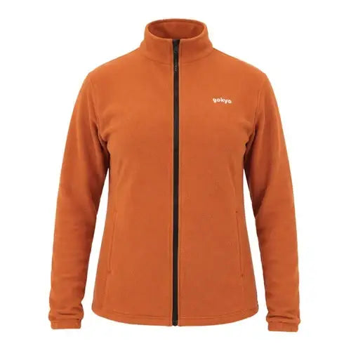 Gokyo Women’s Kaza Lightweight Polar Fleece Jacket - Orange / S - Fleece Jacket