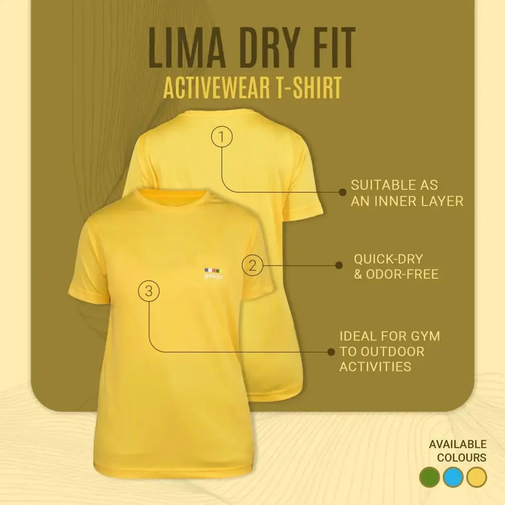 Gokyo Women’s Lima Ultralight Dry-Fit Activewear T-Shirt - T-shirt