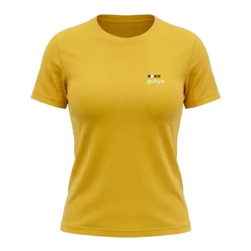 Gokyo Women’s Lima Ultralight Dry-Fit Activewear T-Shirt - Yellow / 2XS - T-shirt