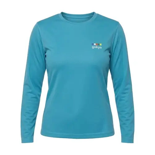 Gokyo Women’s Lima Ultralight Quick-Dry Outdoor Full Sleeve T-Shirt - Blue / 2XS - T-shirt