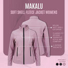 Gokyo women’s Makalu Soft Shell Fleece Jacket - Fleece Jacket