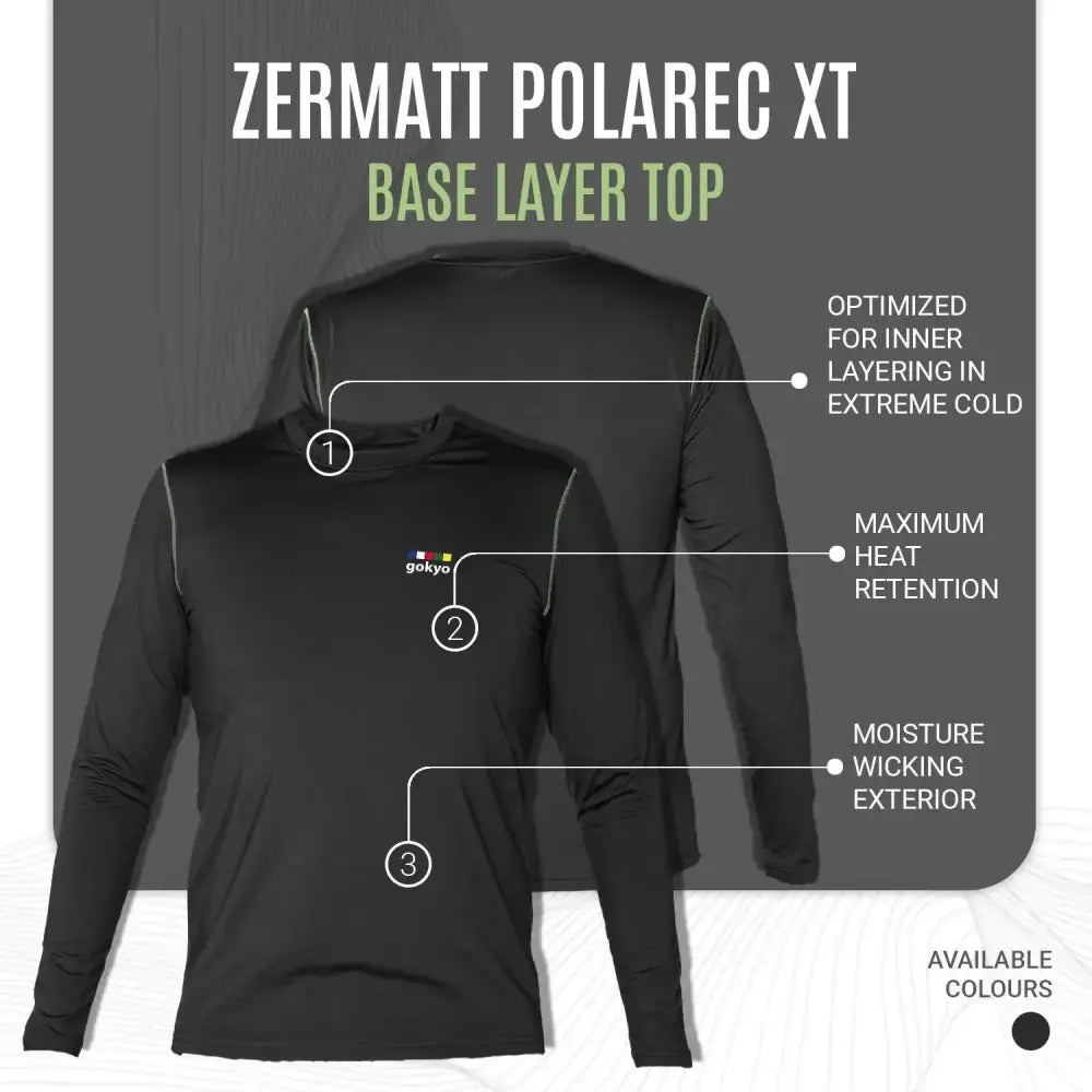 Gokyo Women’s Zermatt Polarec XT Base Layer Top - T-shirt