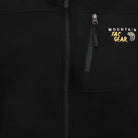 Indian Sports Gear men's black and gray anti-pilling fleece winter jacket, windproof 100% polyester, casual outdoor jacket.