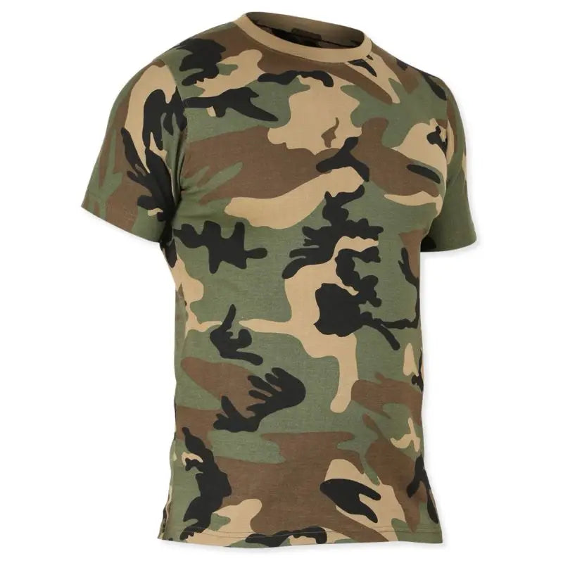 Indian Sports Gear Men’s Camouflage Half Sleeves T Shirt - T-shirt
