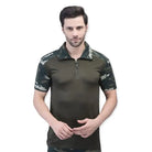 Indian Sports Gear Men’s Cobra Combat Half Sleeves Tactical T-Shirt - Green / S - T-shirt