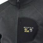 Indian Sports Gear men's tactical double fleece wind jacket in grey, designed for outdoor sports and cold weather activities.