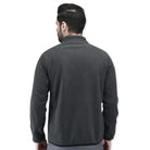 Indian Sports Gear men's mountain tactical double fleece wind jacket in grey, designed for outdoor sports and tactical activities.