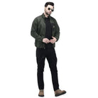 Indian Sports Gear men's tactical wind jacket with double fleece lining, green mountain TAC Gear outdoor sports apparel.