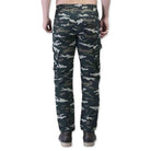 Indian Sports Gear men's Cobra Combat tactical cargo pant in green, featuring multiple pockets and durable fabric for outdoor activities.