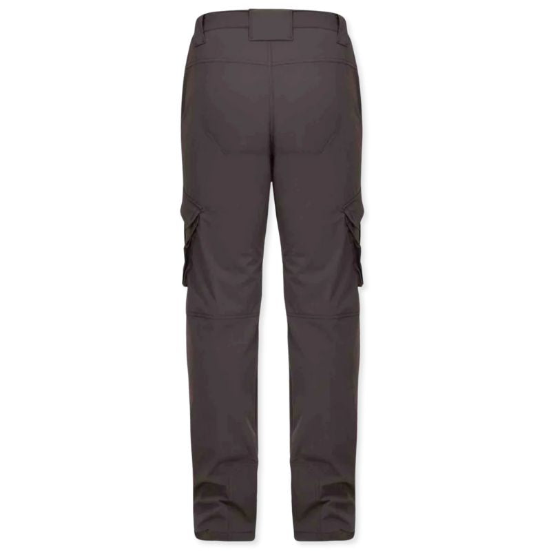 Indian Sports Gear men's nylon lycra stretchable cargo pants in grey, featuring multiple pockets and a comfortable fit.