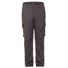 Indian Sports Gear men's navy blue nylon lycra stretchable cargo pants, comfortable and durable for active wear.