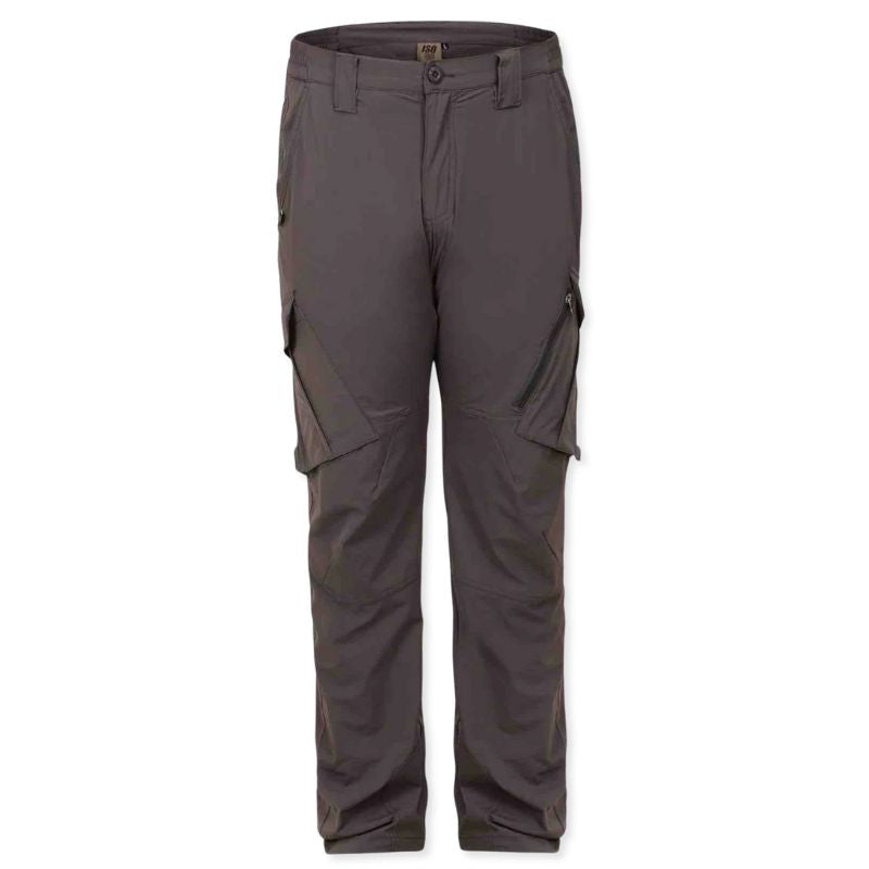 Indian Sports Gear men's navy blue nylon lycra stretchable cargo pants, comfortable and durable for active wear.