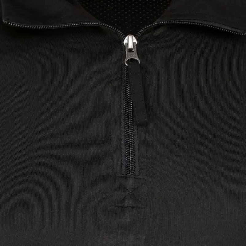 Indian Sports Gear men's black tactical full sleeves T-shirt, regular fit, made of durable fabric, designed for active sportswear.