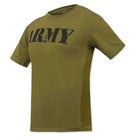 Indian Sports Gear Men’s Round Neck 100% Cotton Lycra Army Military T-Shirt - T-shirt