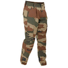 Indian Sports Gear men's tactical army cargo pants in camouflage, featuring multiple pockets and durable fabric.