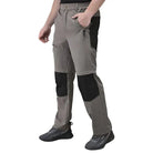 Indian Sports Gear men's Voyager cargo pants in gray and black, with detachable design and multiple pockets, casual outdoor wear