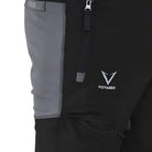 Indian Sports Gear men's Voyager cargo pants in black and gray, featuring a detachable design and multiple pockets.