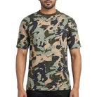 Indian Sports Gears Army Combat Modern Camo Half Sleeve T-shirt - Green / S - T-shirt