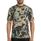Indian Sports Gears Army Combat Modern Camo Half Sleeve T-shirt - Green / S - T-shirt