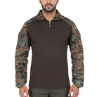 Indian Sports Gears Men’s Tactical Garuda Full Sleeves T-Shirt - Green / S - T-shirt