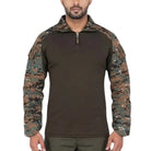 Indian Sports Gears Men’s Tactical Garuda Full Sleeves T-Shirt - Green / S - T-shirt
