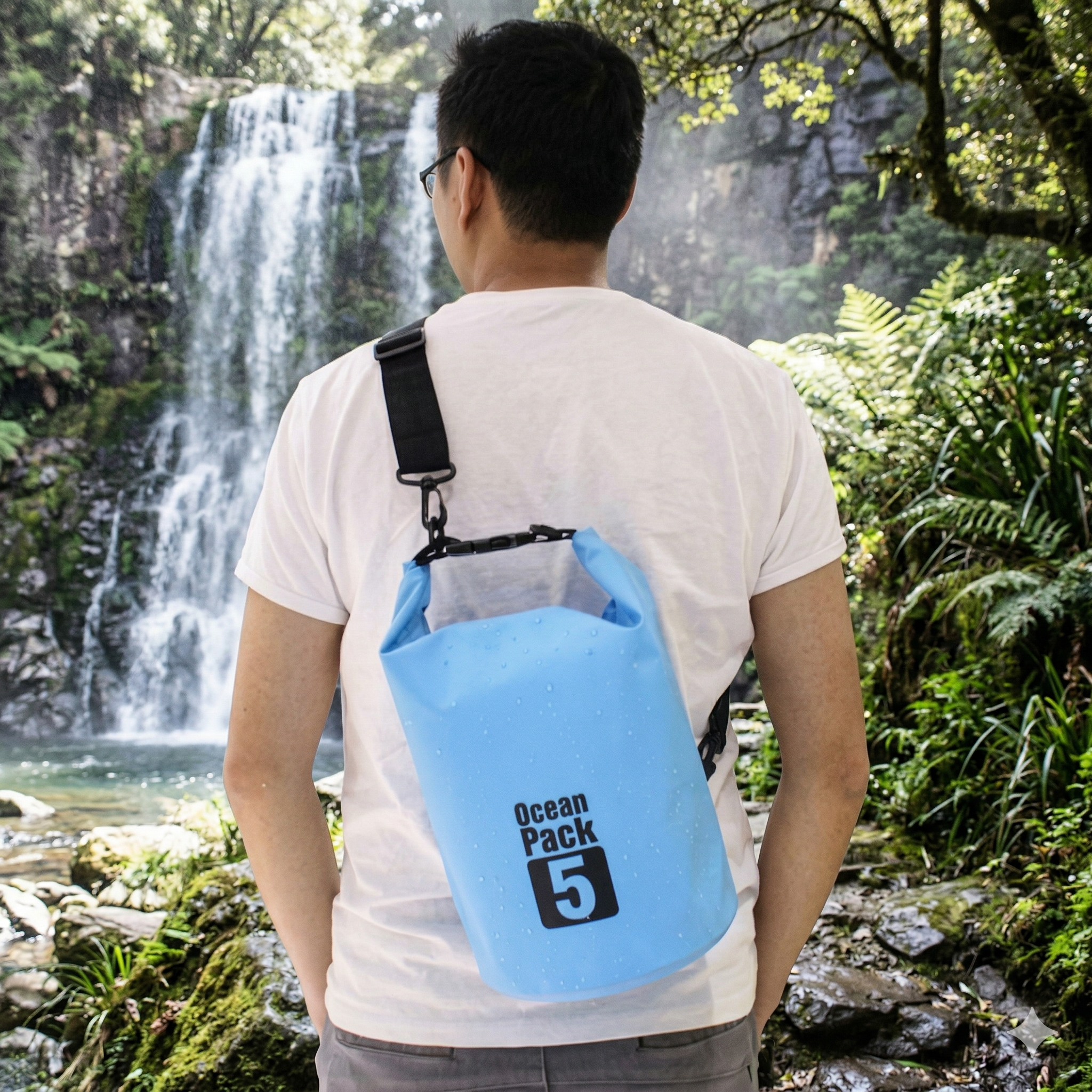 JAG 5 Litre 100% Waterproof Dry Bag - Backpack