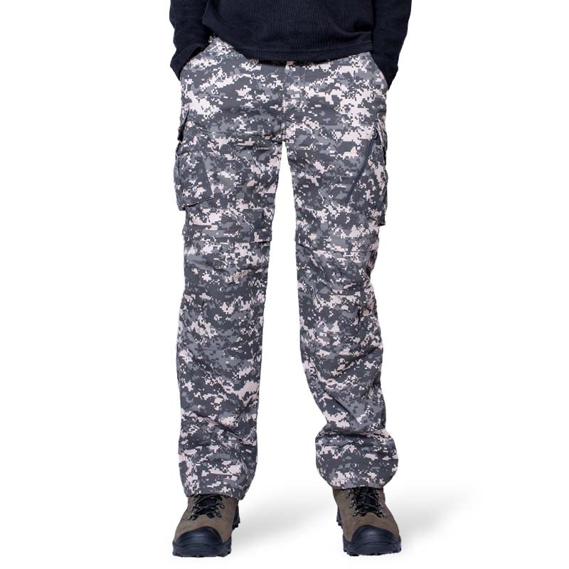 JAG Men’s Combat Infantry Military Convertible Cargo Pant - Grey / S - Cargos and Pants