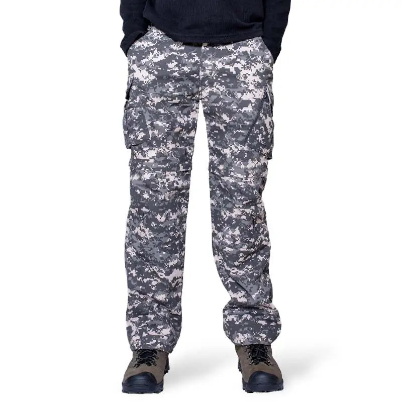 JAG Men’s Combat Infantry Military Convertible Cargo Pant - Grey / S - Cargos and Pants