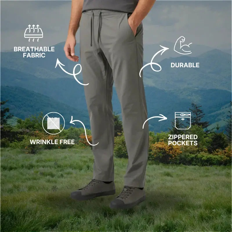JAG Men’s Digi Nomad Travel Pants