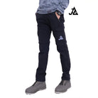 Black JAG men's Discovery Series convertible trekking and travel pants with multiple pockets and adjustable features.