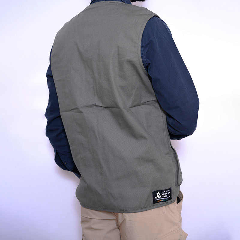 JAG Men’s Kaziranga Series 9 Pockets Safari & Travellers Jacket - Vest Jacket
