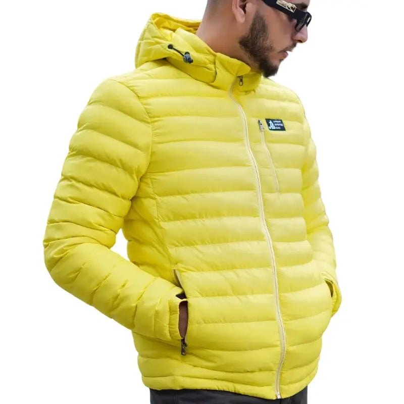 JAG Men’s Mt. Elbrus Quilted (-10 Degree Celsius) Snow Jacket - Yellow / S - Jacket