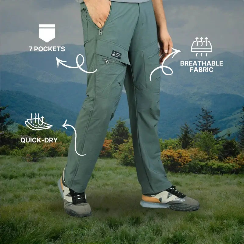 JAG Men’s Phantom 7 Pockets Hiking & Trekking Pant - Cargos and Pants
