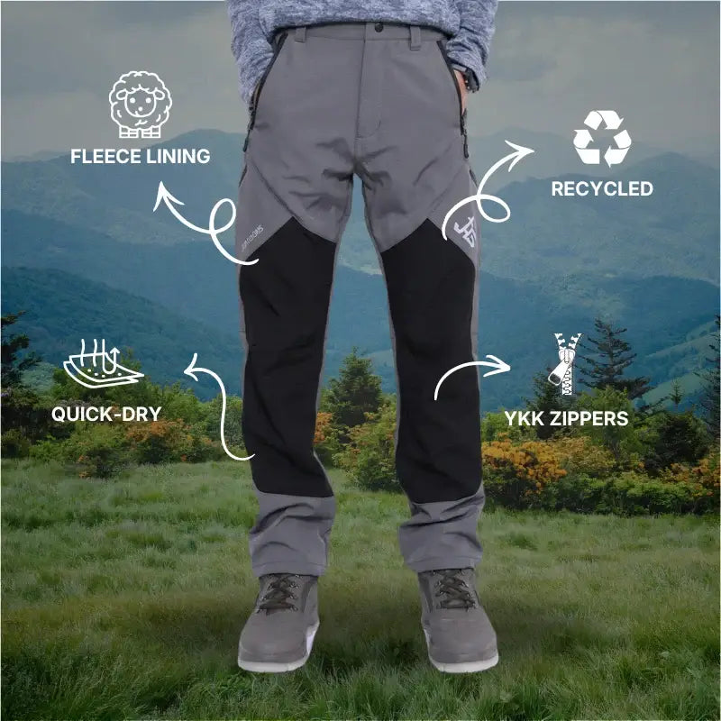 JAG Men’s Snow Proof Mt. Kailash Series Trekking & Hiking Pants with 5 Pockets - Cargos and Pants