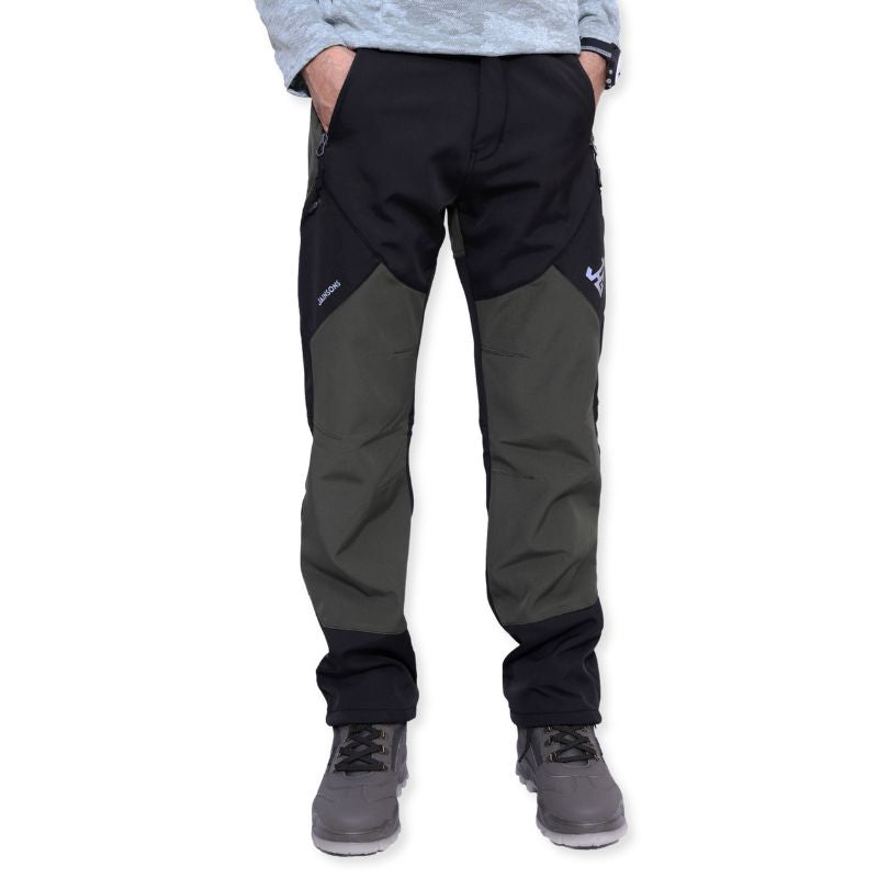 JAG men's snow proof Mt. Kailash trekking and hiking pants with five pockets, durable cargo-style outdoor pants.