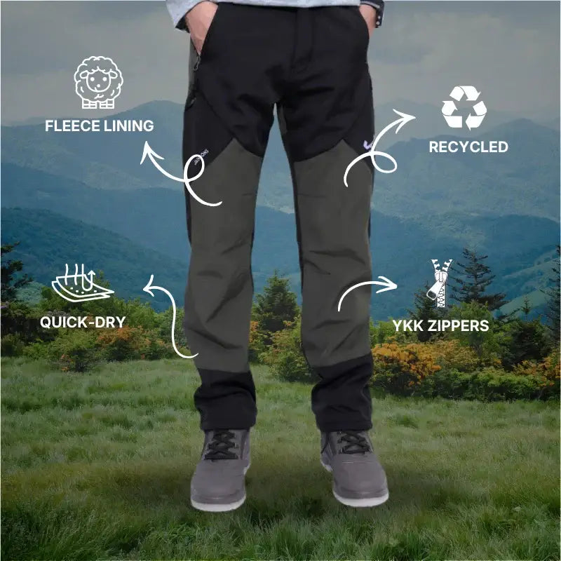 JAG Men’s Snow Proof Mt. Kailash Series Trekking & Hiking Pants with 5 Pockets - Cargos and Pants