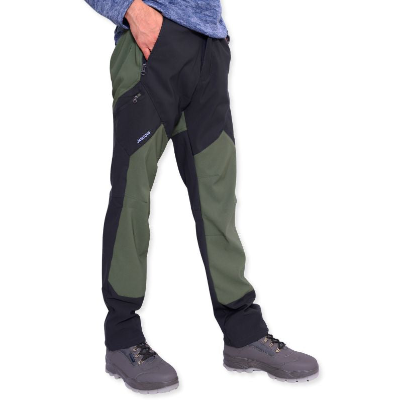 JAG Men's Tactical Pro Series green cargo hiking and trekking pants with multiple pockets and durable fabric.