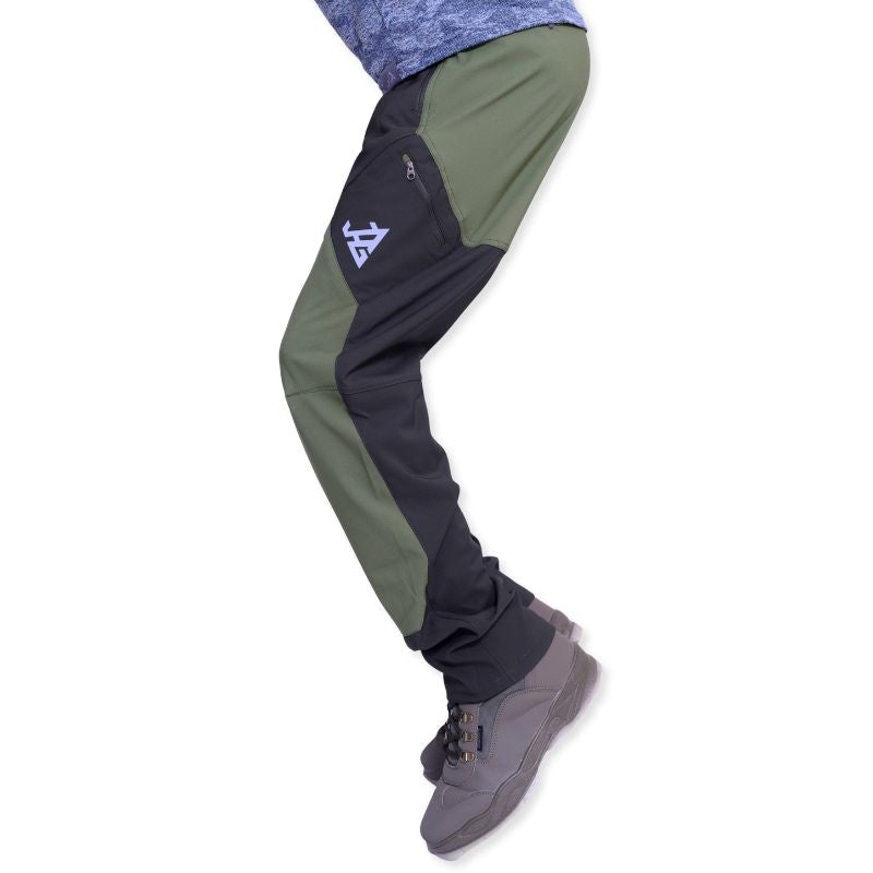 JAG Men's Tactical Pro Series hiking and trekking cargo pants in olive green with multiple pockets and durable fabric.