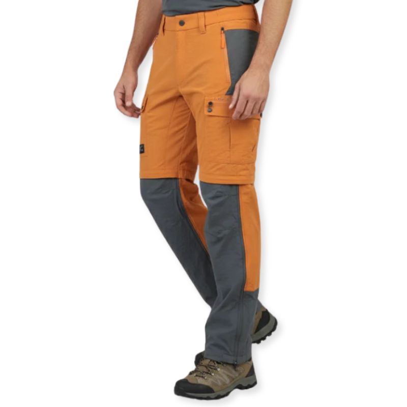 JAG Men’s TerraTrek Convertible 5 Pocket Trekking Pant- Limited Edition - Orange / M - Cargos and Pants